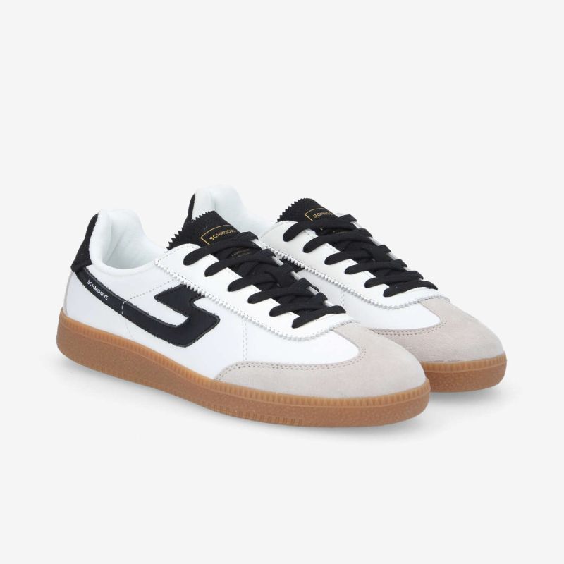 SHEFFIELD JOGGER M - NAPPA/SDE/GRAIN -  BLANC/BLANC CASSE/NOIR